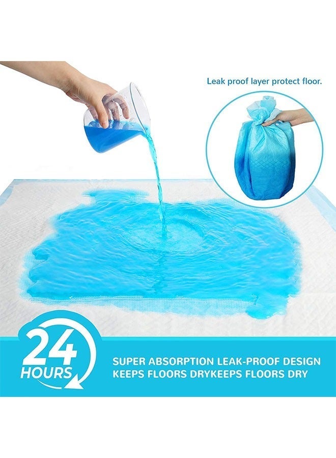 20Pcs Dog Pads Thicker Pet Training and Puppy Pads Super Absorbent Pee Pads for Dogs Leak Proof Dog Potty Training Pads for Puppies Cats Rabbits Pet Pee Pads - Image 4